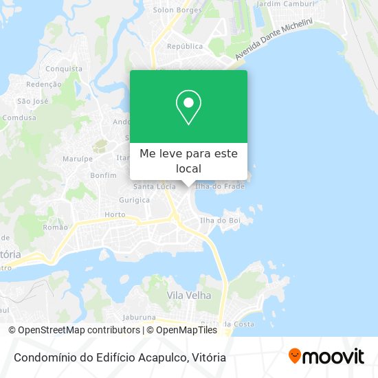 Condomínio do Edifício Acapulco mapa