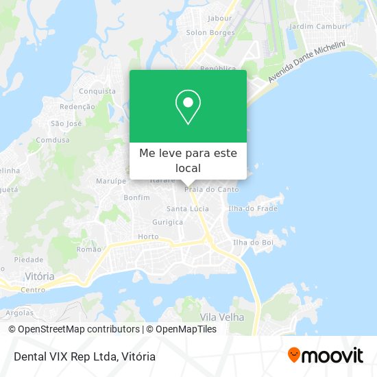 Dental VIX Rep Ltda mapa