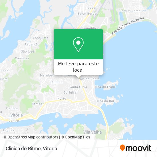 Clinica do Ritmo mapa
