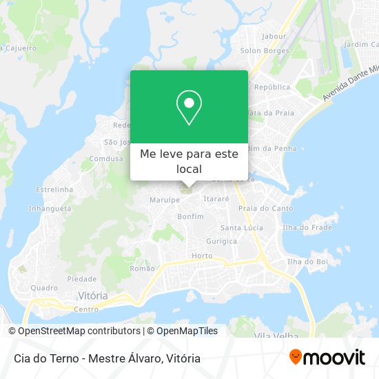 Cia do Terno - Mestre Álvaro mapa