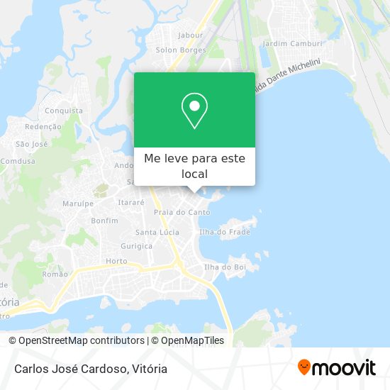 Carlos José Cardoso mapa