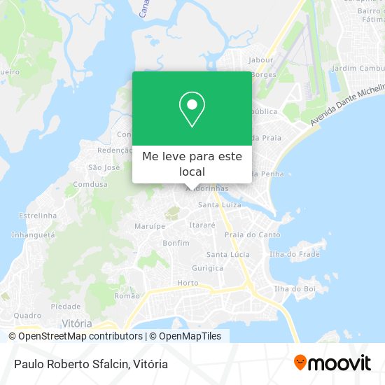 Paulo Roberto Sfalcin mapa