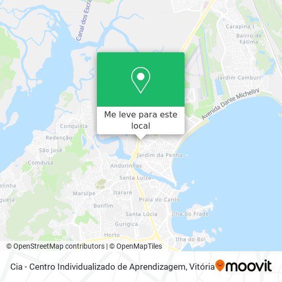 Cia - Centro Individualizado de Aprendizagem mapa