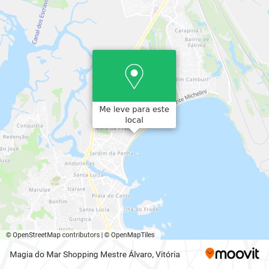 Magia do Mar Shopping Mestre Álvaro mapa