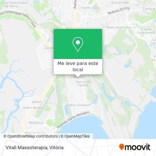 Vitali Massoterapia mapa