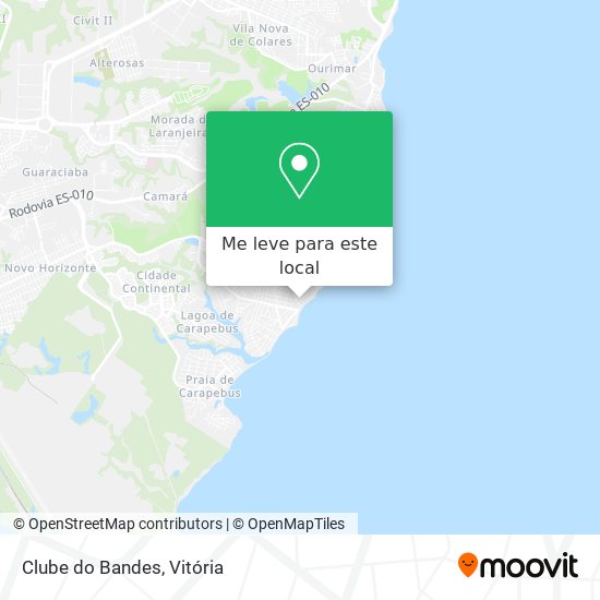 Clube do Bandes mapa