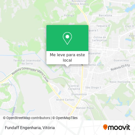 Fundaff Engenharia mapa