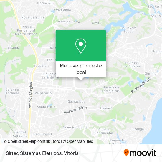 Sirtec Sistemas Eletricos mapa