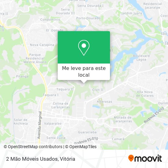 2 Mão Móveis Usados mapa