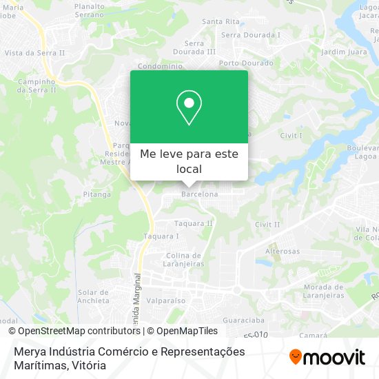 Merya Indústria Comércio e Representações Marítimas mapa