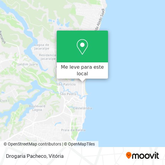 Drogaria Pacheco mapa