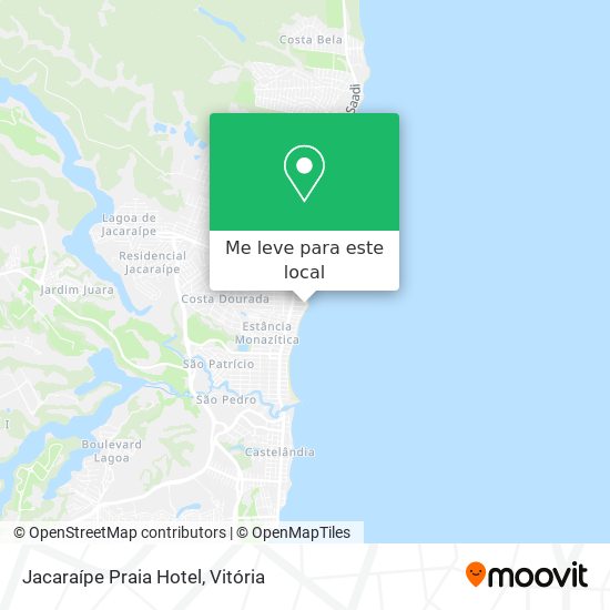 Jacaraípe Praia Hotel mapa