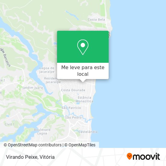 Virando Peixe mapa
