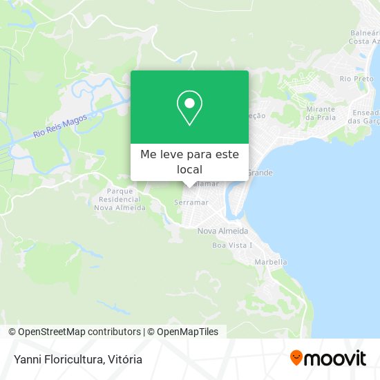 Yanni Floricultura mapa