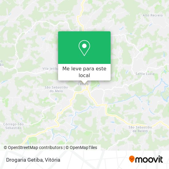 Drogaria Getiba mapa