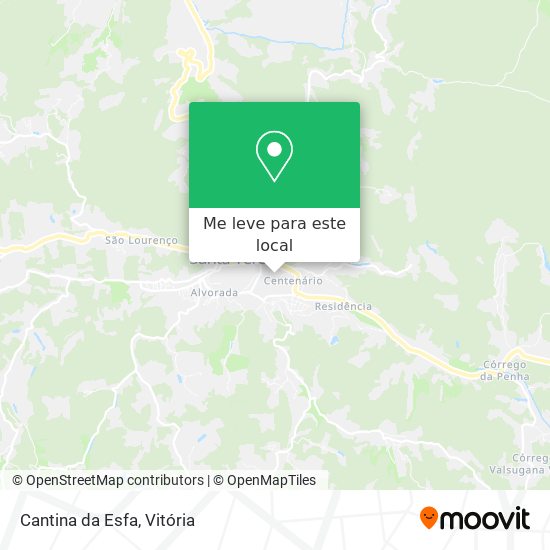 Cantina da Esfa mapa