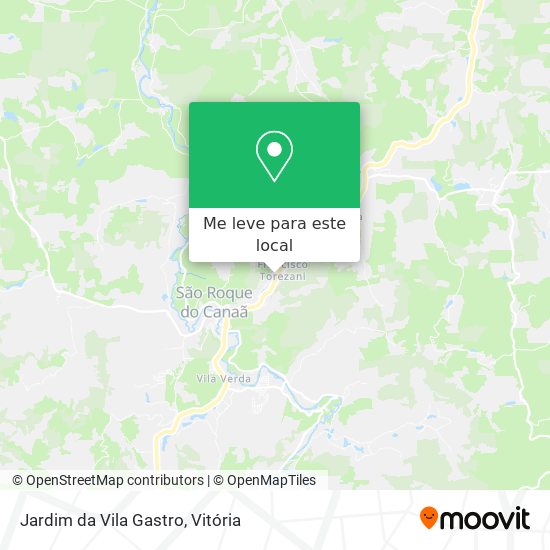 Jardim da Vila Gastro mapa