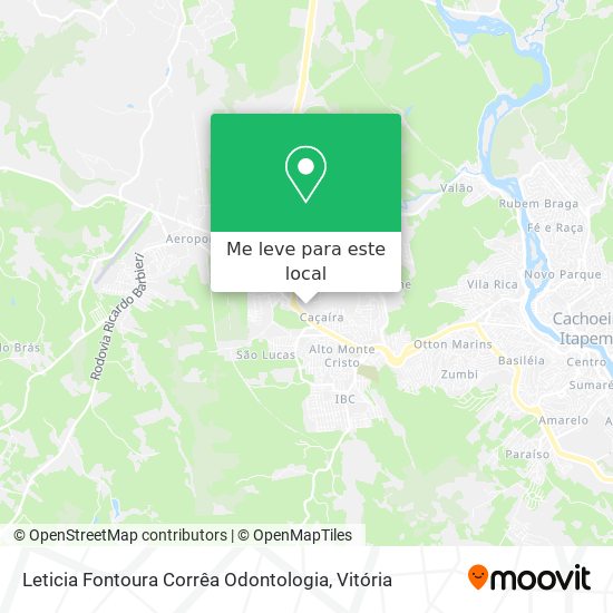 Leticia Fontoura Corrêa Odontologia mapa