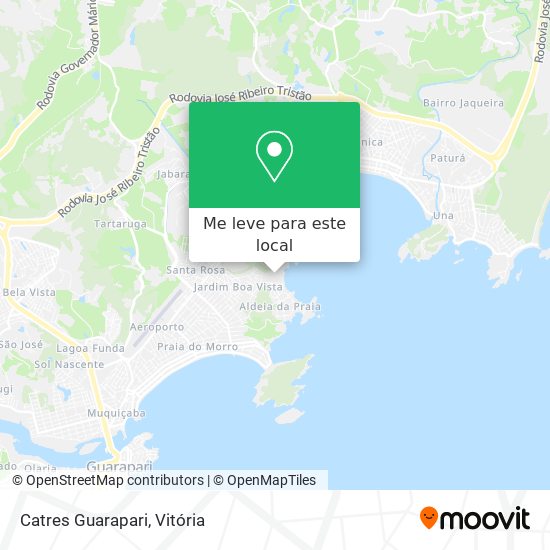 Catres Guarapari mapa
