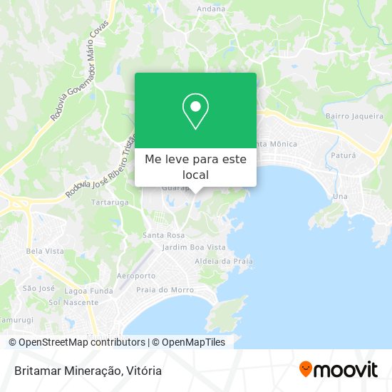 Britamar Mineração mapa