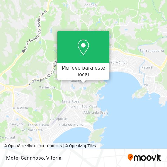Motel Carinhoso mapa