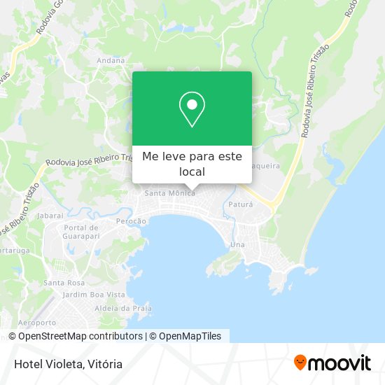 Hotel Violeta mapa