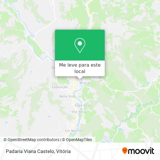Padaria Viana Castelo mapa