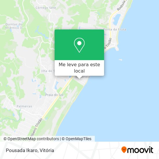 Pousada Ikaro mapa