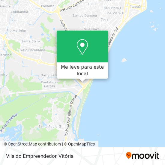 Vila do Empreendedor mapa
