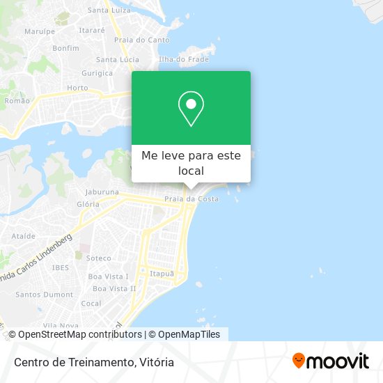 Centro de Treinamento mapa