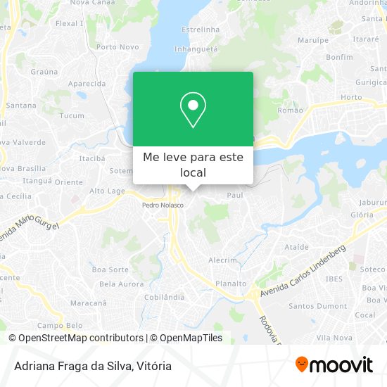 Adriana Fraga da Silva mapa