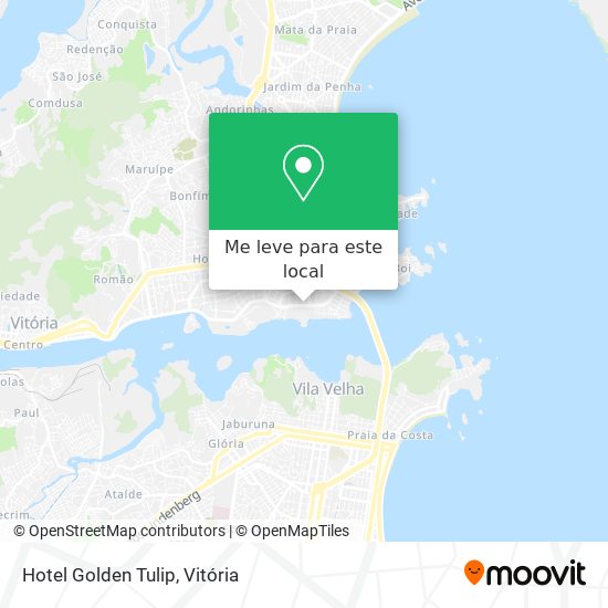Hotel Golden Tulip mapa