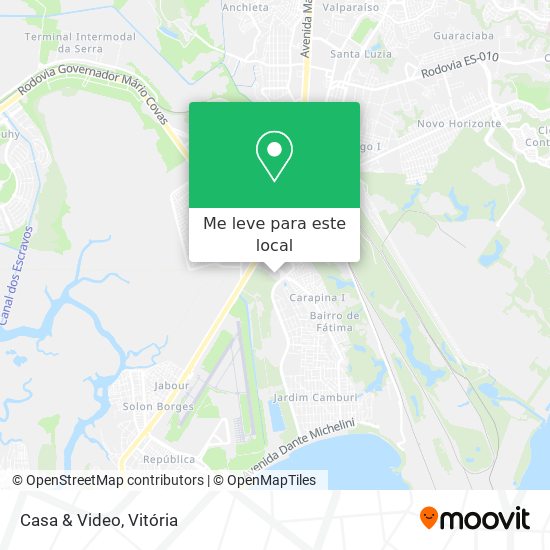 Casa & Video mapa