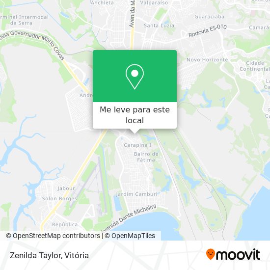 Zenilda Taylor mapa