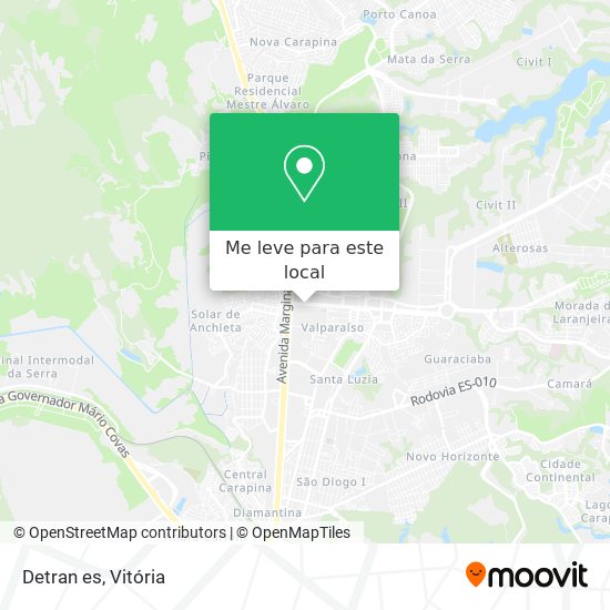 Detran es mapa