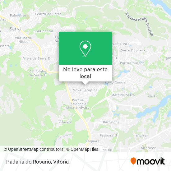 Padaria do Rosario mapa