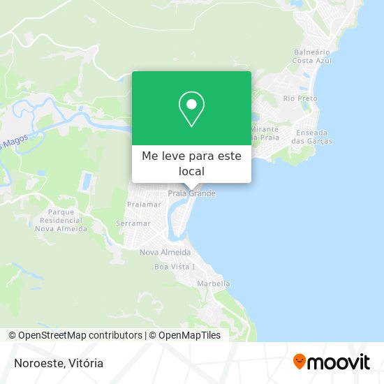 Noroeste mapa
