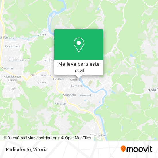 Radiodonto mapa