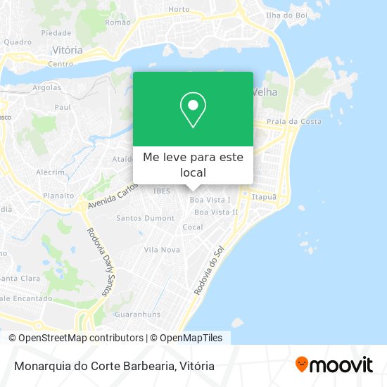 Monarquia do Corte Barbearia mapa