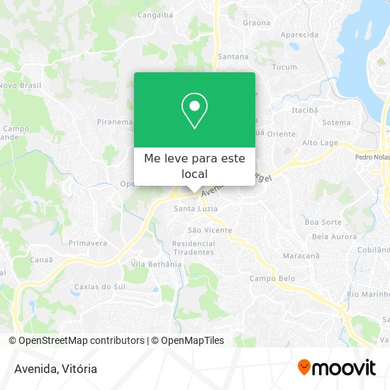 Avenida mapa