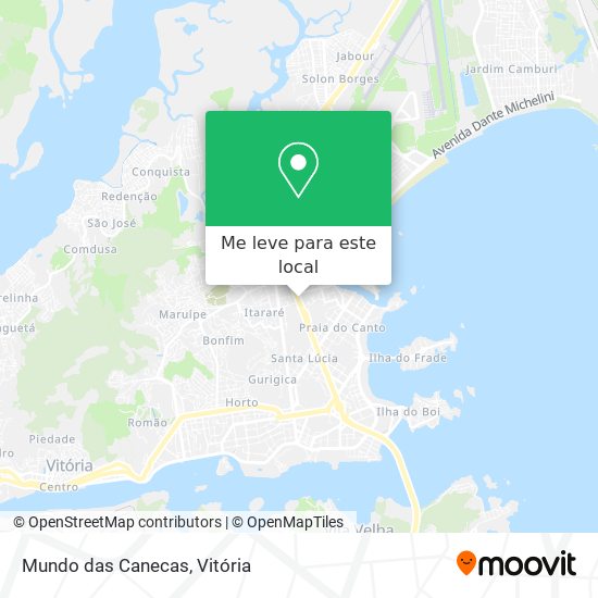 Mundo das Canecas mapa