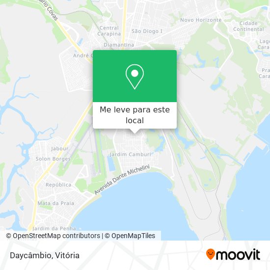 Daycâmbio mapa