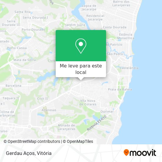 Gerdau Aços mapa