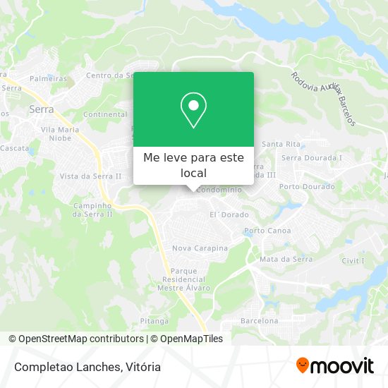 Completao Lanches mapa