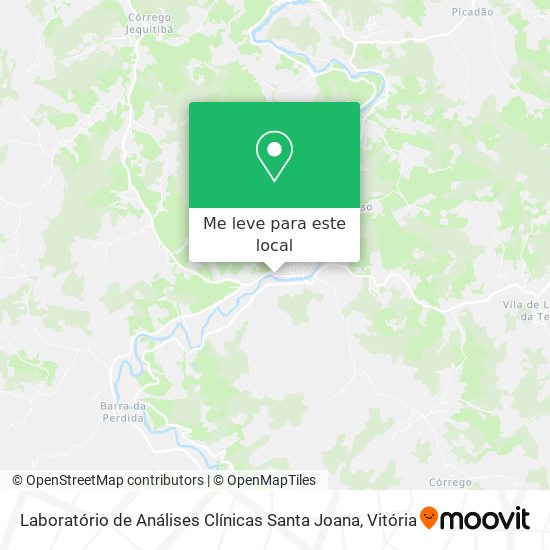 Laboratório de Análises Clínicas Santa Joana mapa