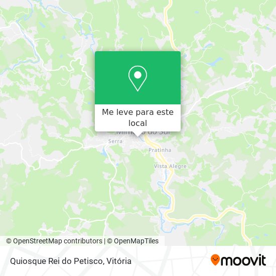 Quiosque Rei do Petisco mapa