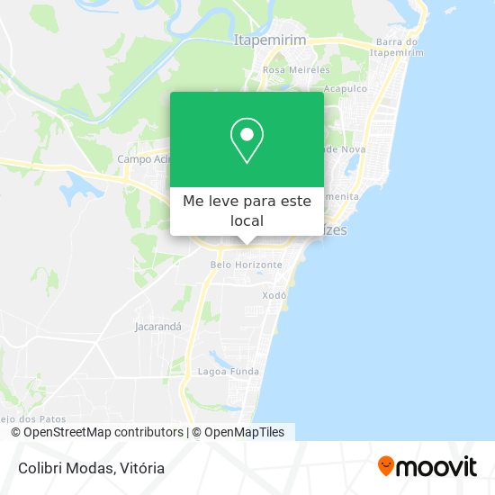 Colibri Modas mapa