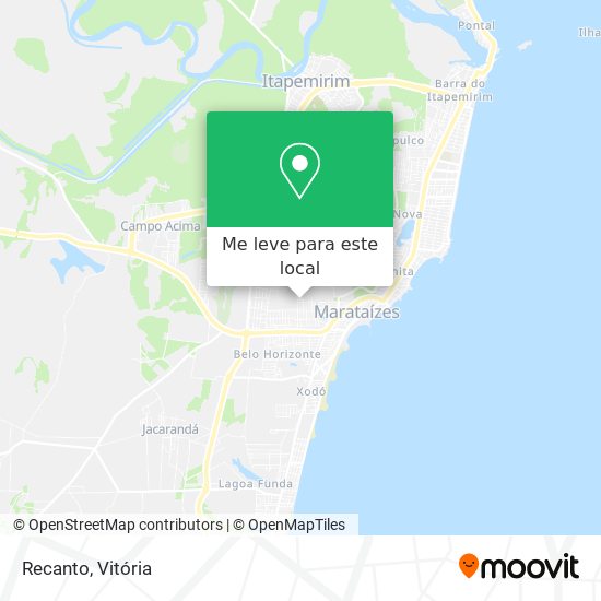Recanto mapa