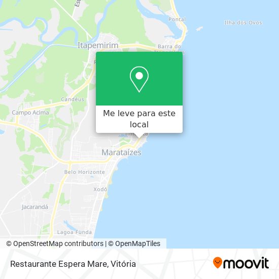 Restaurante Espera Mare mapa