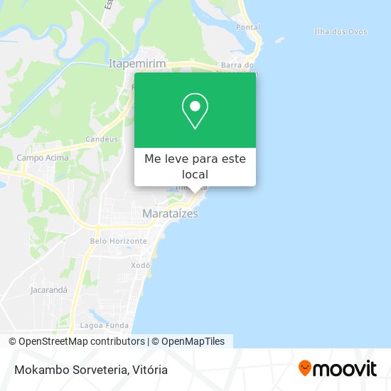 Mokambo Sorveteria mapa
